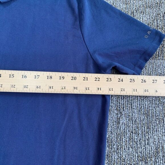 Oakley Hydrolix Polo Shirt Mens XL Blue Solid Performance Stretch Adult - Picture 7 of 8
